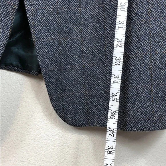 Burberry Men’s Blazer Sports Coat Wool Cashmer Blend Tweed Size 46